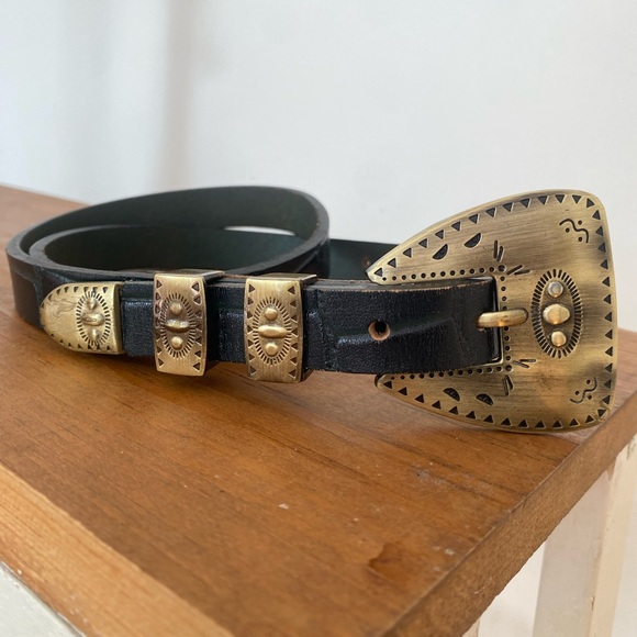 Free People boho western leather belt - Picture 5 of 12